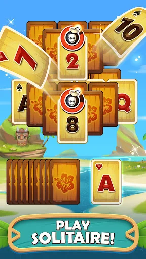 Tiki Solitaire TriPeaks screenshot 1