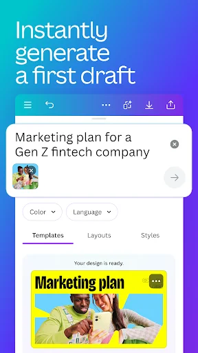 Canva: AI Photo & Video Editor screenshot 3